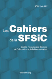 Couverture Cahiers SFSIC 14