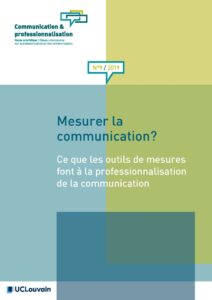 Couverture Communication et professionnalisation 9