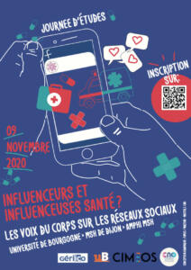 Affiche JE influenceurs santé 2020