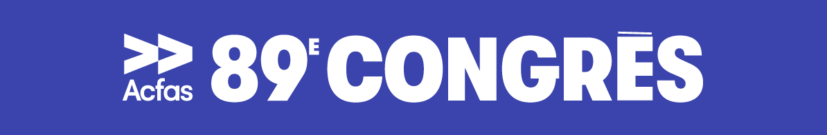 Logo 89eme congrès ACFAS