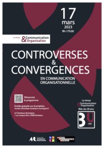 Couverture Communication et organisation 30 ans 2023