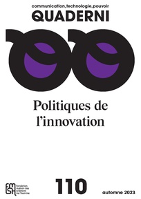 Politiques de l’innovation QUAD 110