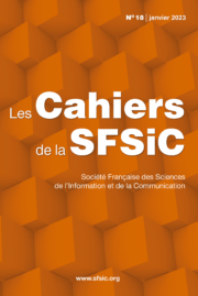 Couverture Cahiers SFSIC 18 2023